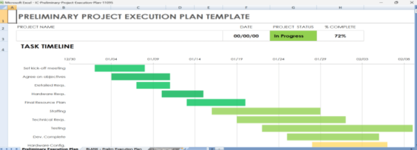 Project Execution Plan Template - Excel 4