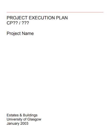 Project Execution Plan Template - PDF 5