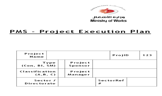 Project Execution Plan Template - Word 6